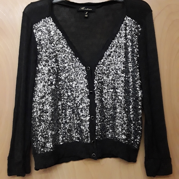 sparkly button cardigan